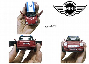 מכונית צעצוע דגם מוקטן - MINI COOPER מכונית צעצוע דגם מוקטן - MINI COOPER