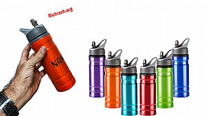 בקבוק ספורטאלומיניום 750 מ"ל עם כיתוב שם מעל 20 יחידות בקבוק ספורטאלומיניום 750 מ"ל עם כיתוב שם מעל 20 יחידות