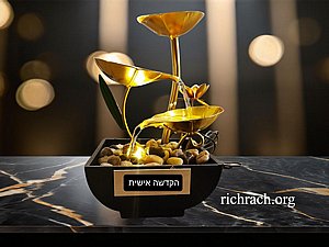 מפל מים שולחני - מזרקה שולחנית למשרד או לבית מפל מים שולחני - מזרקה שולחנית למשרד או לבית