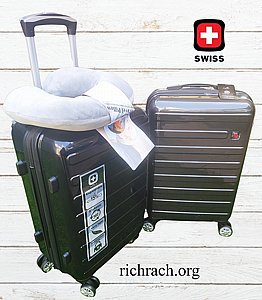 מזוודה עלייה למטוס (טרולי )מתרחבת POLOSWISS PRO + כרית נסיעות מתנה מזוודה עלייה למטוס (טרולי )מתרחבת POLOSWISS PRO + כרית נסיעות מתנה