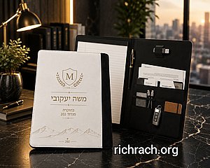 מכתביית מנהלים יוקרתית עם הדפסה אישית - כולל עט יוקרתי מכתביית מנהלים יוקרתית עם הדפסה אישית - כולל עט יוקרתי